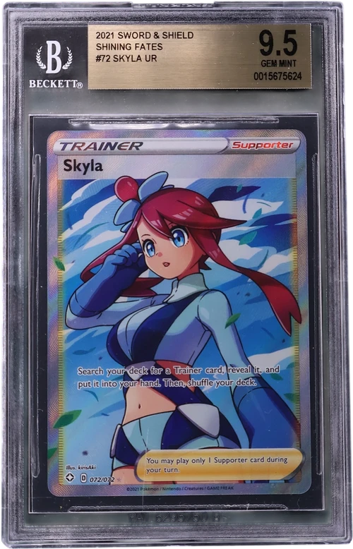 2021 Pokemon Sword and Shield Shining Fates #72 Skyla UR FULL ART