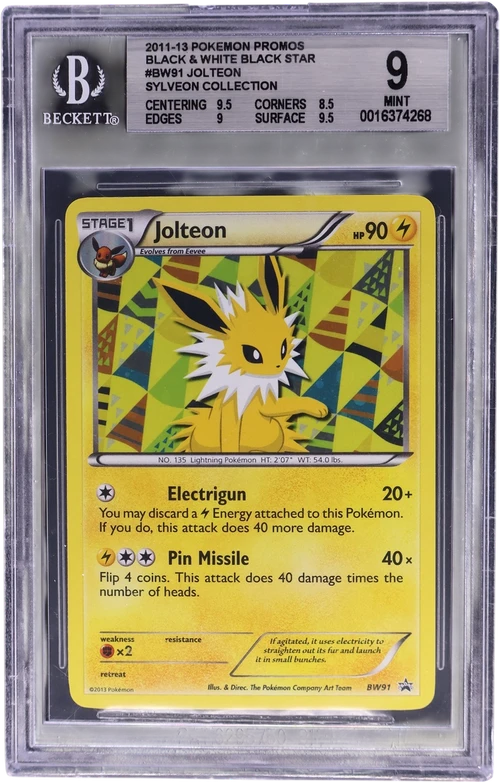 2011-13 Pokemon Black and White Black Star Promos #BW91 Jolteon/(Sylveon Collection) P