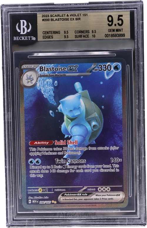 2023 Pokemon Scarlet and Violet 151 #200 Blastoise ex SIR