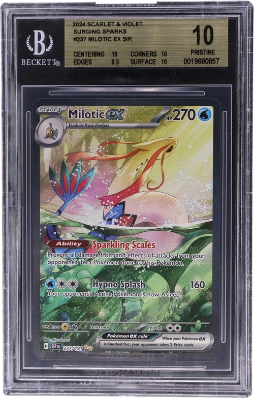 2024 Pokemon TCG Scarlet & Violet Surging Sparks #237 Milotic ex SIR