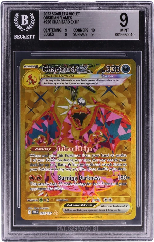 2023 Pokemon Scarlet and Violet Obsidian Flames #228 Charizard EX HR