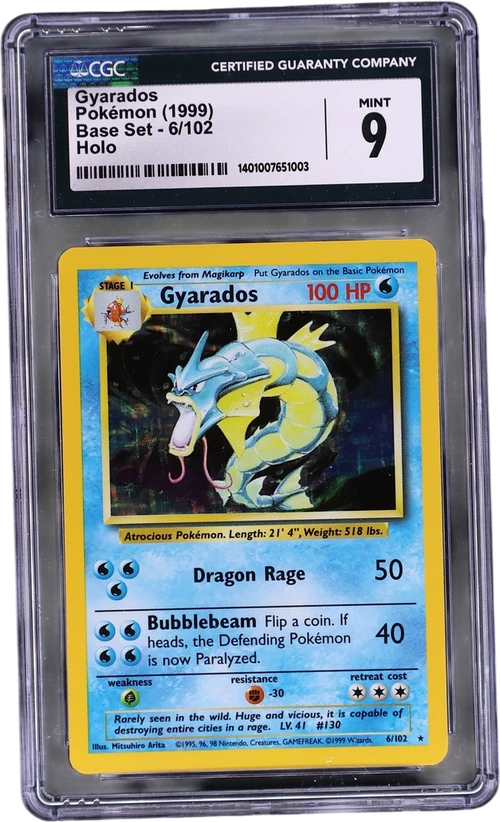 1999 Pokemon Base Set - Unlimited 6/102 Gyarados Holo