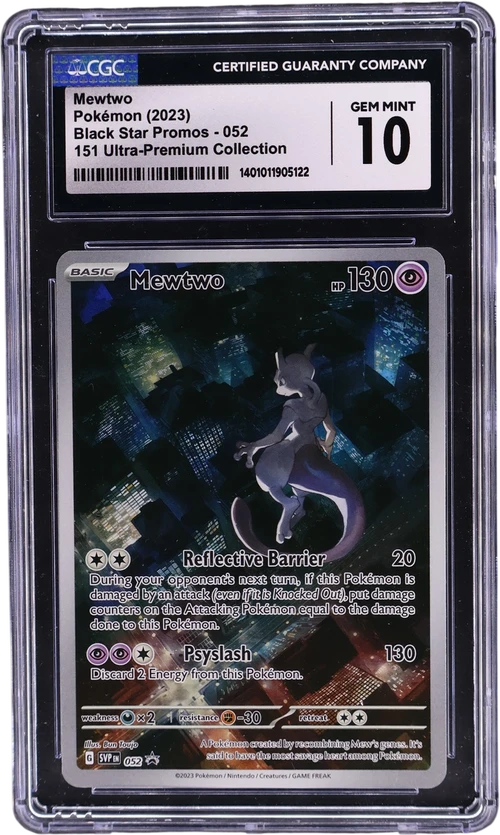 2023 Pokemon Black Star Promos - Scarlet & Violet SVPEN 052 Mewtwo 151 Ultra-Premium Collection (Holo)