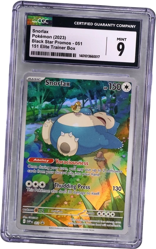 2023 Pokemon Black Star Promos - Scarlet & Violet SVPEN 051 Snorlax 151 Elite Trainer Box (Holo)