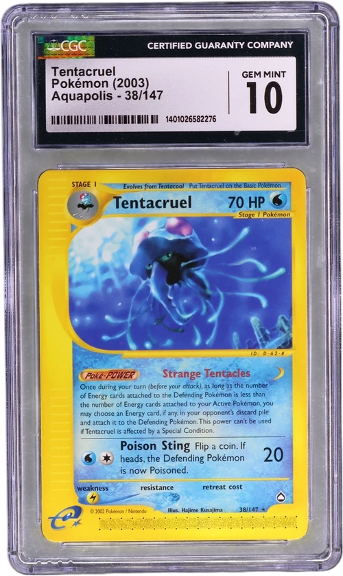 2003 Pokemon Aquapolis 38/147 Tentacruel