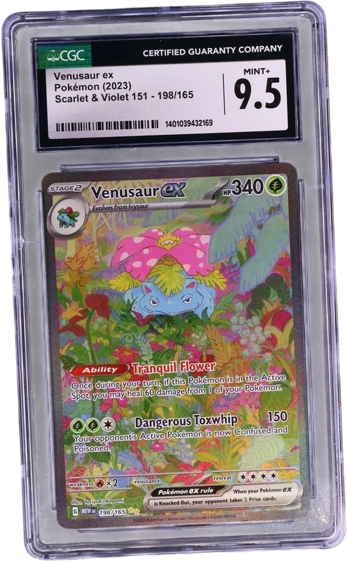 2023 Pokemon Scarlet & Violet 151 - MEW EN 198/165 Venusaur ex Special Illustration Rare (Holo)