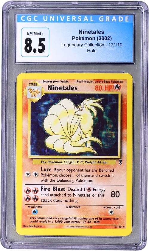 2002 Pokemon Legendary Collection 17/110 Ninetales Holo