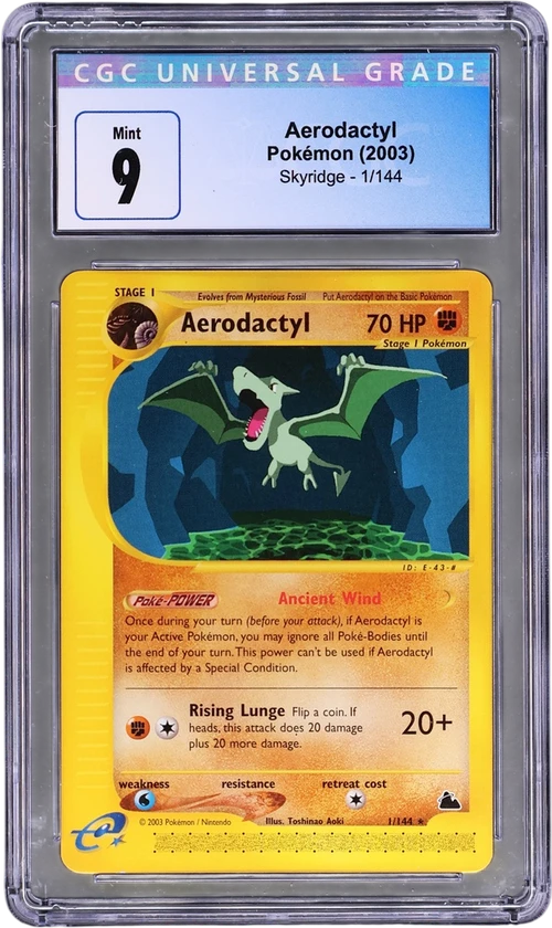 2003 Pokemon Skyridge 1/144 Aerodactyl