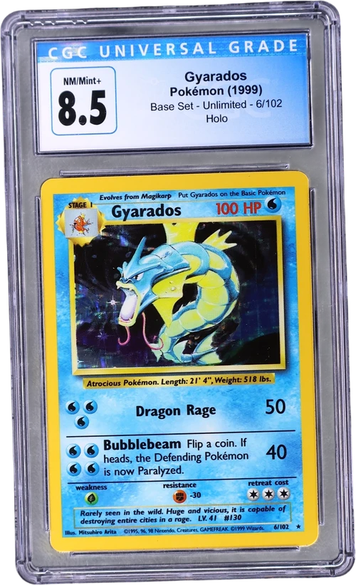 1999 Pokemon Base Set - Unlimited 6/102 Gyarados Holo
