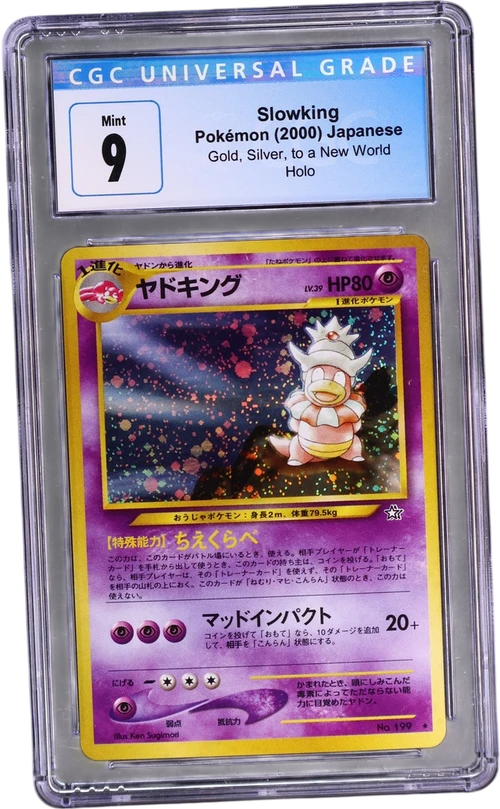 2000 Pokemon Gold, Silver, to a New World Japanese Slowking Holo