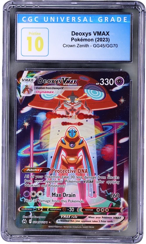 2023 Pokemon Crown Zenith GG45/GG70 Deoxys VMAX Galarian Gallery Holo