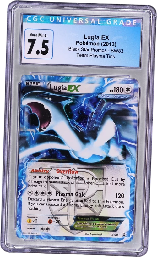 2013 Pokemon Black Star Promos - Black & White BW83 Lugia EX Team Plasma Tin (Holo)