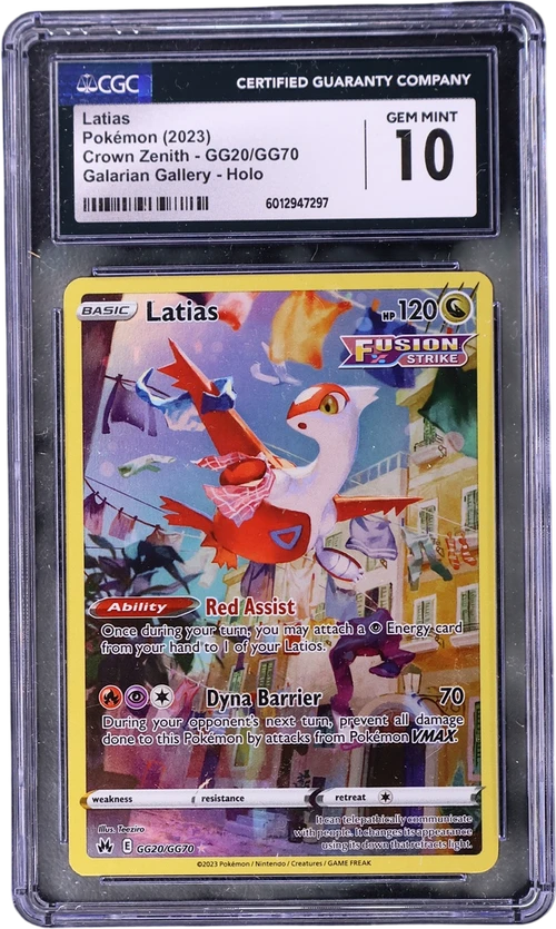 2023 Pokemon Crown Zenith GG20/GG70 Latias Galarian Gallery Holo