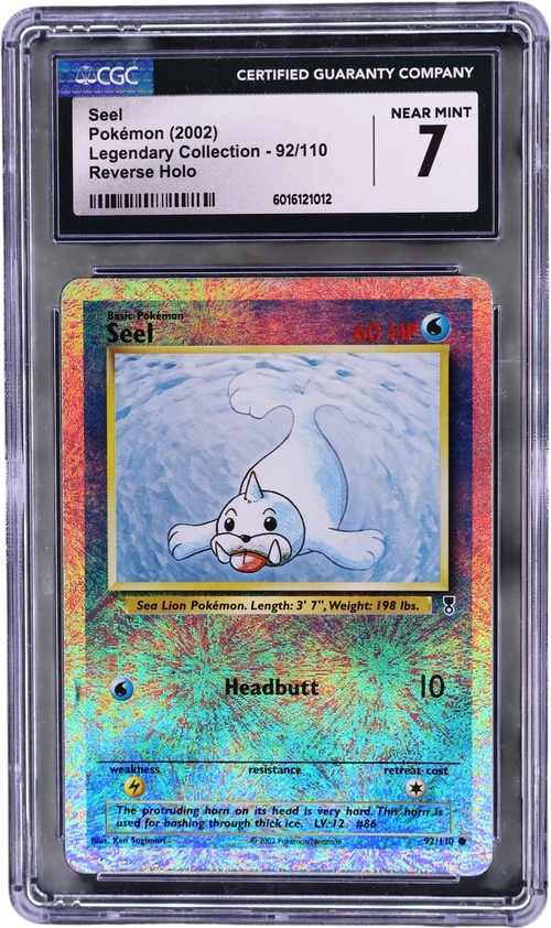 2002 Pokemon Legendary Collection 92/110 Seel Reverse Holo
