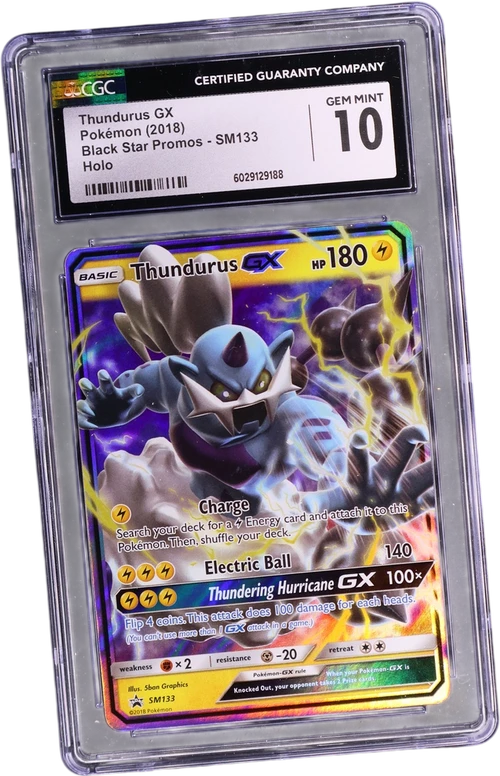 2018 Pokemon Black Star Promos - Sun & Moon SM133 Thundurus GX (Holo)