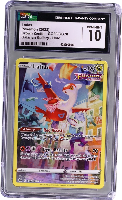 2023 Pokemon Crown Zenith GG20/GG70 Latias Galarian Gallery Holo