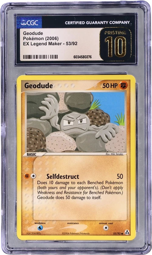 2006 Pokemon EX Legend Maker 53/92 Geodude