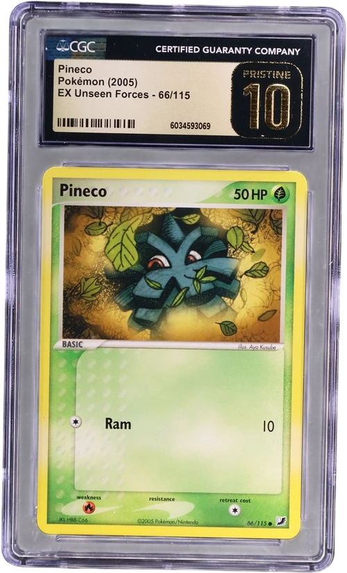 2005 Pokemon EX Unseen Forces 66/115 Pineco