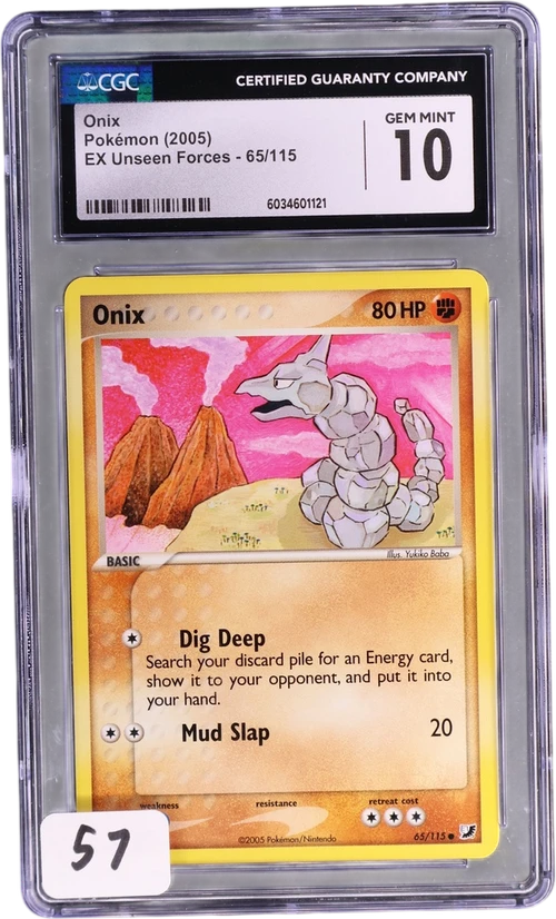 2005 Pokemon EX Unseen Forces 65/115 Onix