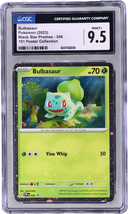 2023 Pokemon Black Star Promos - Scarlet & Violet SVP EN 046 Bulbasaur 151 Poster Collection (Cosmos Holo)