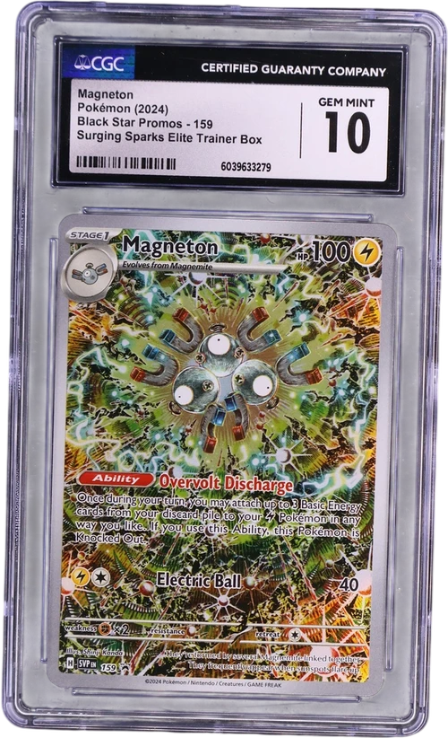 2024 Pokemon Black Star Promos - Scarlet & Violet SVP EN 159 Magneton Surging Sparks Elite Trainer Box (Holo)