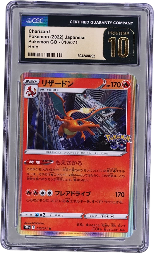 2022 Pokemon GO - s10b Japanese 010/071 Charizard Holo
