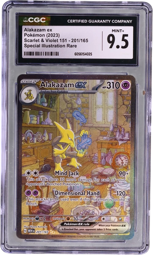 2023 Pokemon Scarlet & Violet 151 - MEW EN 201/165 Alakazam ex Special Illustration Rare (Holo)