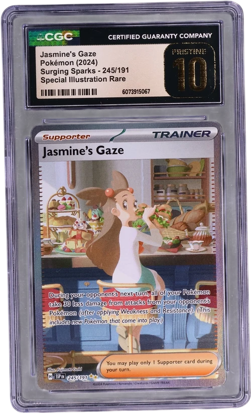 2024 Pokemon Surging Sparks - SSP EN 245/191 Jasmine's Gaze Special Illustration Rare (Holo)
