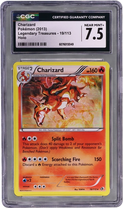 2013 Pokemon Legendary Treasures 19/113 Charizard Holo