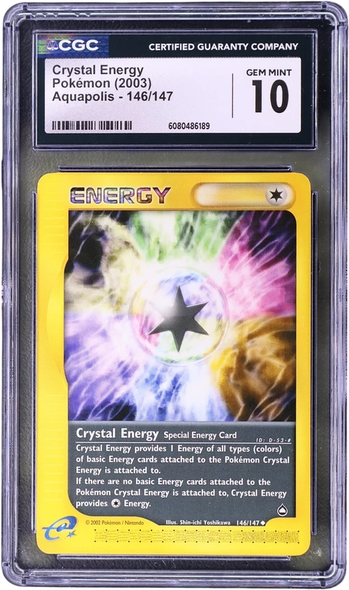 2003 Pokemon Aquapolis 146/147 Crystal Energy