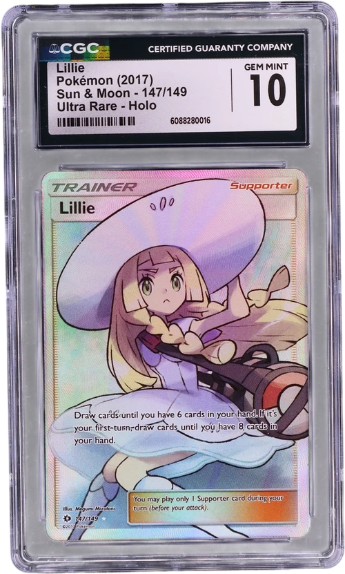 2017 Pokemon Sun & Moon 147/149 Lillie Ultra Rare Holo