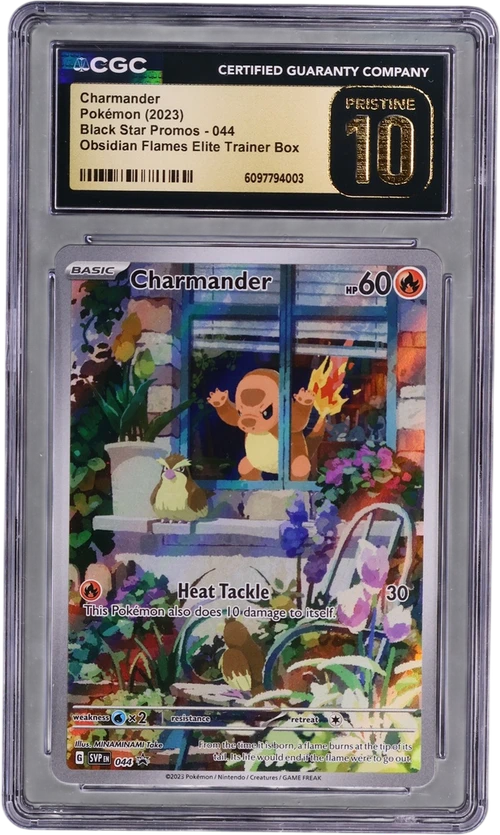 2023 Pokemon Black Star Promos - Scarlet & Violet SVPEN 044 Charmander Obsidian Flames Elite Trainer Box (Holo)