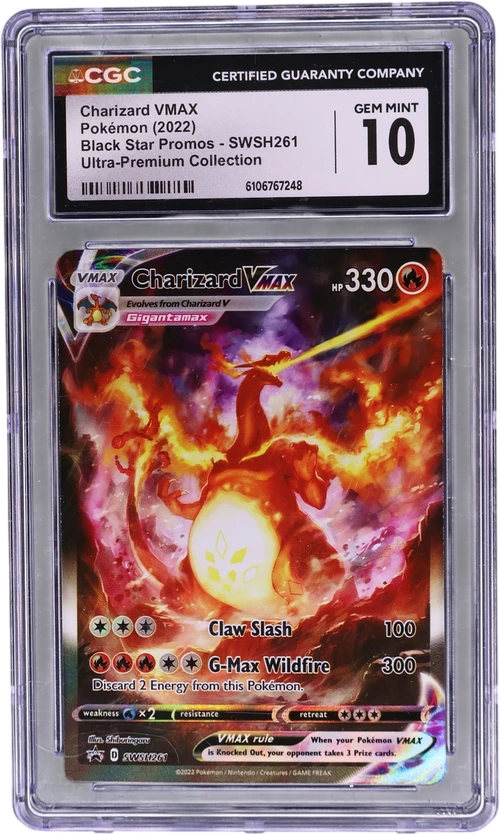 2022 Pokemon Black Star Promos - Sword & Shield SWSH261 Charizard VMAX Ultra-Premium Collection (Holo)