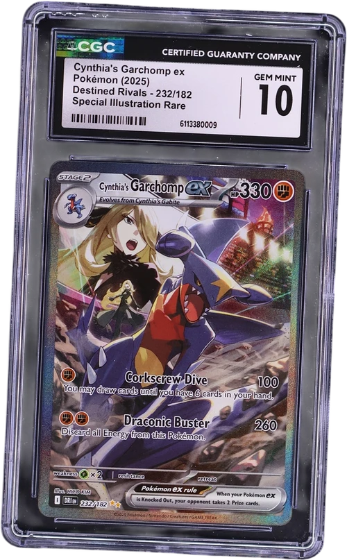 2025 Pokemon Destined Rivals - DRI EN 232/182 Cynthia's Garchomp ex Special Illustration Rare (Holo)