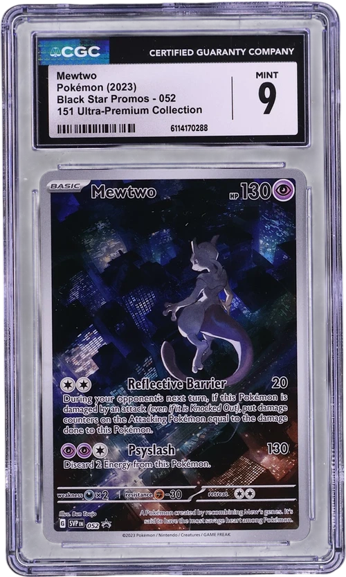 2023 Pokemon Black Star Promos - Scarlet & Violet SVPEN 052 Mewtwo 151 Ultra-Premium Collection (Holo)
