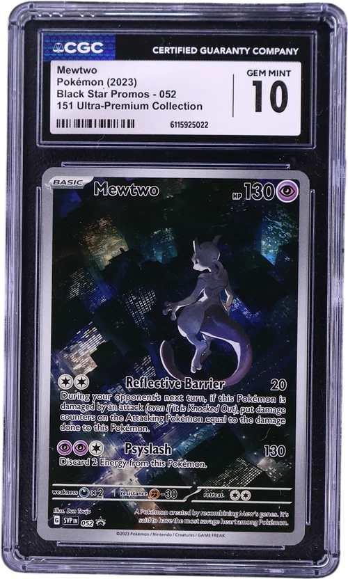 2023 Pokemon Black Star Promos - Scarlet & Violet SVPEN 052 Mewtwo 151 Ultra-Premium Collection (Holo)