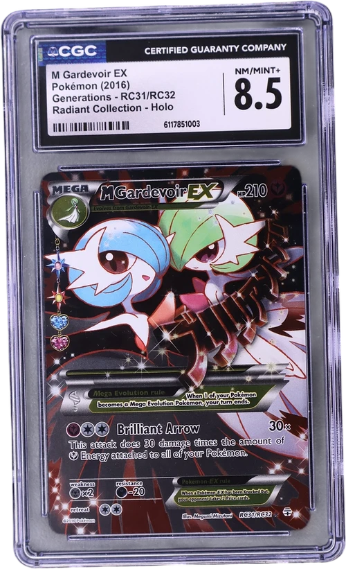 2016 Pokemon Generations RC31/RC32 M Gardevoir EX Radiant Collection Holo