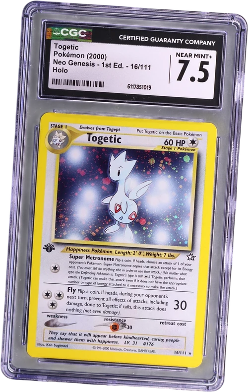 2000 Pokemon Neo Genesis - 1st Edition 16/111 Togetic Holo