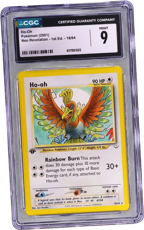 2001 Pokemon Neo Revelation - 1st Edition 18/64 Ho-Oh