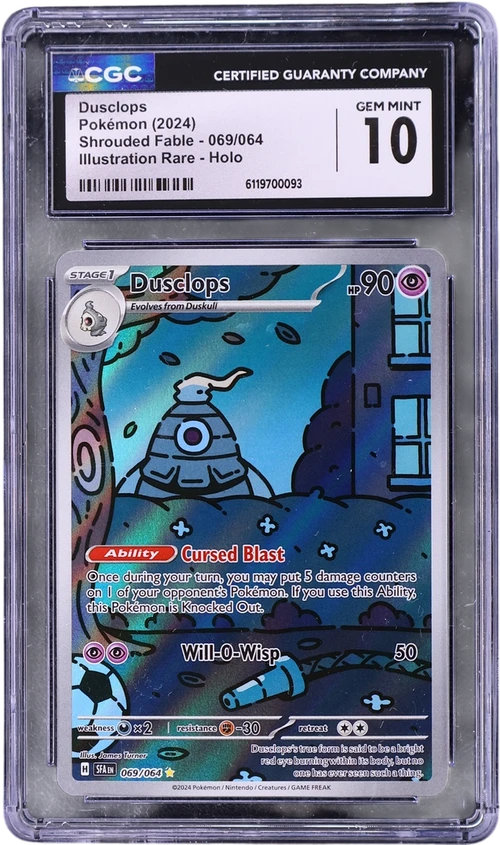 2024 Pokemon Shrouded Fable - SFA EN 069/064 Dusclops Illustration Rare Holo