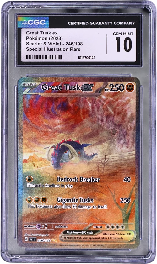 2023 Pokemon Scarlet & Violet - SV1EN 246/198 Great Tusk ex Special Illustration Rare (Holo)