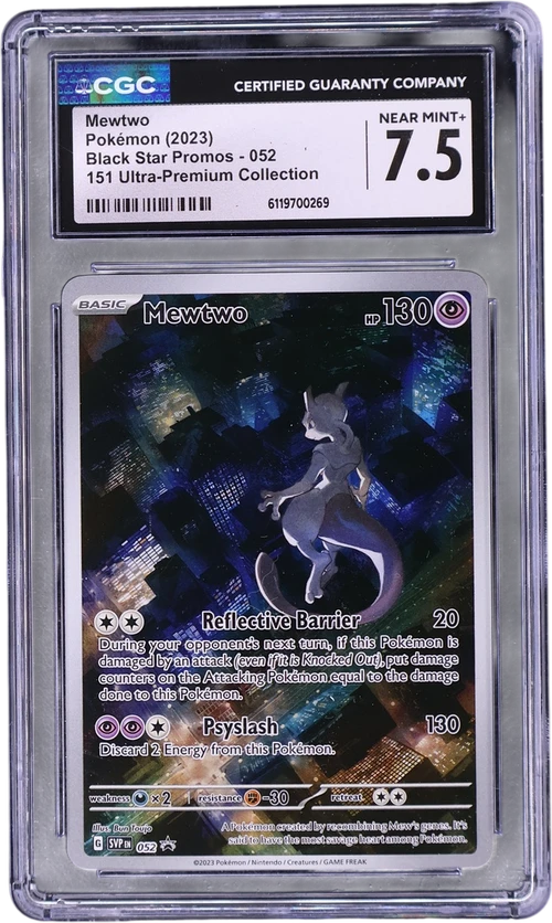 2023 Pokemon Black Star Promos - Scarlet & Violet SVPEN 052 Mewtwo 151 Ultra-Premium Collection (Holo)