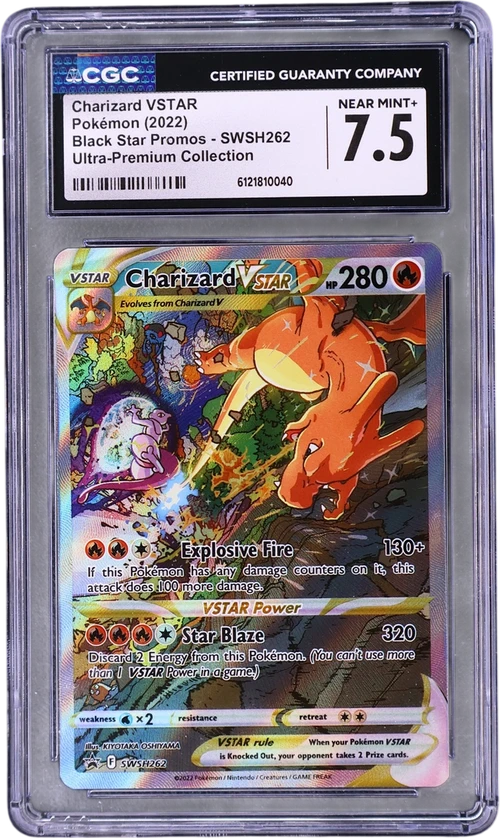 2022 Pokemon Black Star Promos - Sword & Shield SWSH262 Charizard VSTAR Ultra-Premium Collection (Holo)