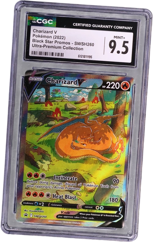 2022 Pokemon Black Star Promos - Sword & Shield SWSH260 Charizard V Ultra-Premium Collection (Holo)