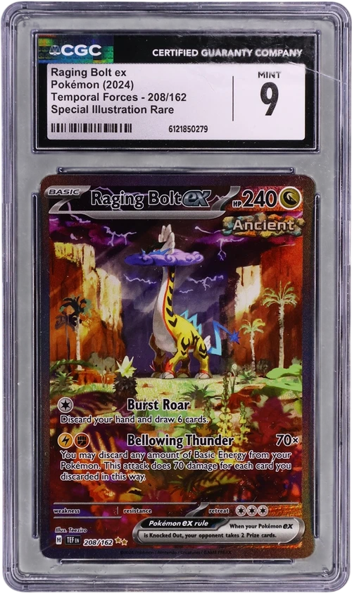 2024 Pokemon Temporal Forces - TEF EN 208/162 Raging Bolt ex Special Illustration Rare (Holo)