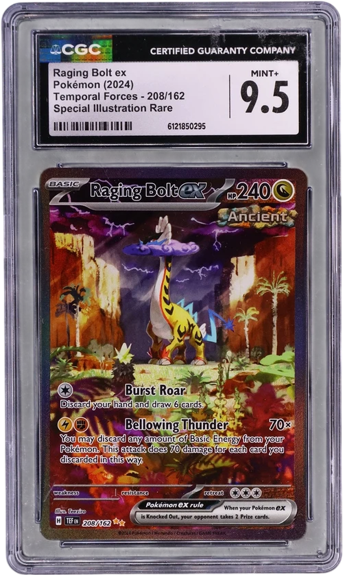 2024 Pokemon Temporal Forces - TEF EN 208/162 Raging Bolt ex Special Illustration Rare (Holo)