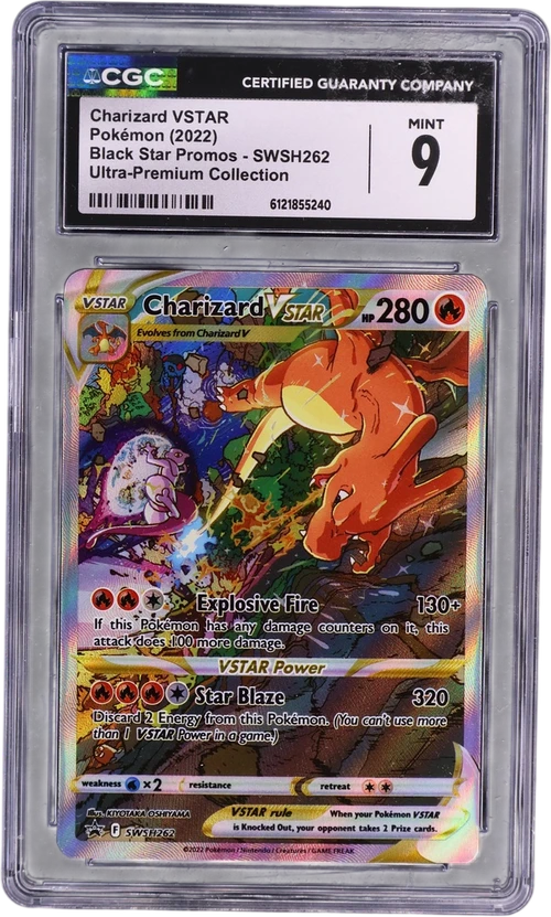 2022 Pokemon Black Star Promos - Sword & Shield SWSH262 Charizard VSTAR Ultra-Premium Collection (Holo)