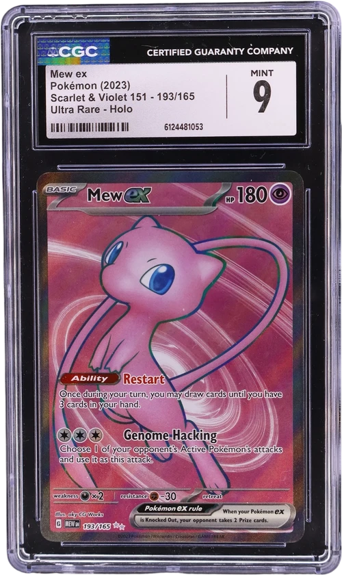 2023 Pokemon Scarlet & Violet 151 - MEW EN 193/165 Mew ex Ultra Rare Holo