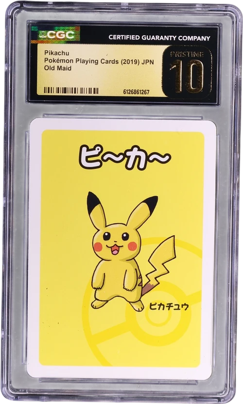 2019 Old Maid (Red Back) Japanese Pikachu