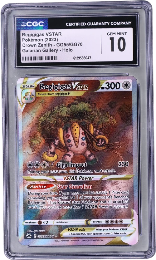 2023 Pokemon Crown Zenith GG55/GG70 Regigigas VSTAR Galarian Gallery Holo